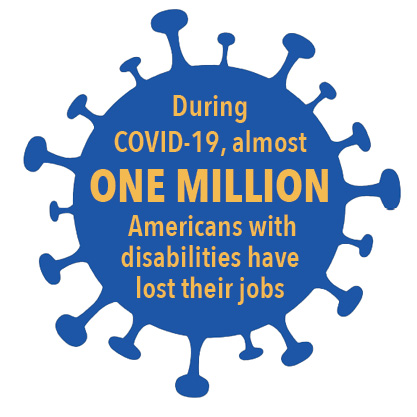 During COVID-19, almost One Million Americans with disabilities have lost their jobs
