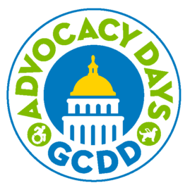 GCDD Advocacy Days graphic