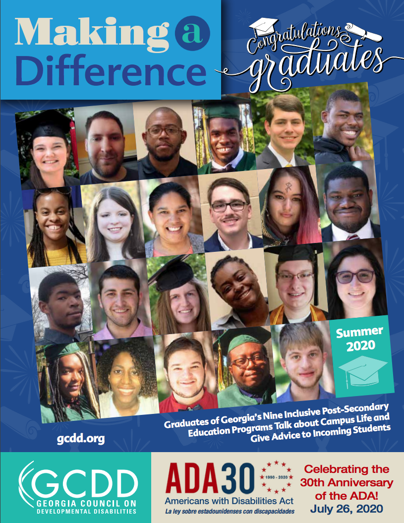 Pictures of graduates of Georgia's Nine inclusive Post-Secondary Education Programs